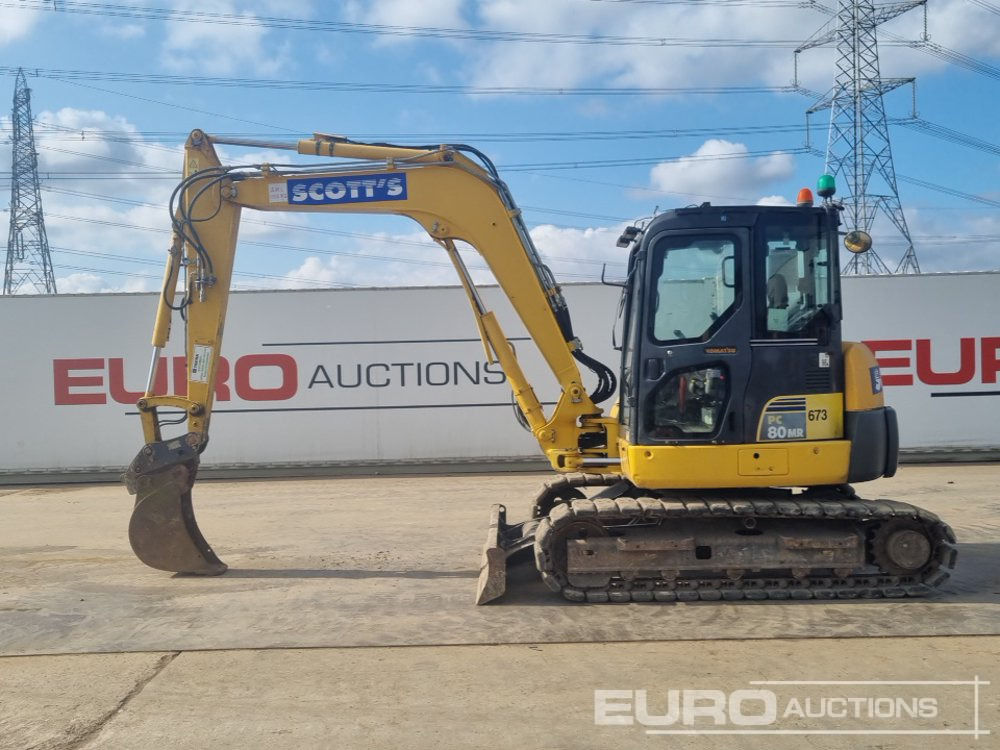 2017 Komatsu PC80MR-3 - Mini pelle: photos 2 2017 Komatsu PC80MR-3 - Mini pelle: photos 2