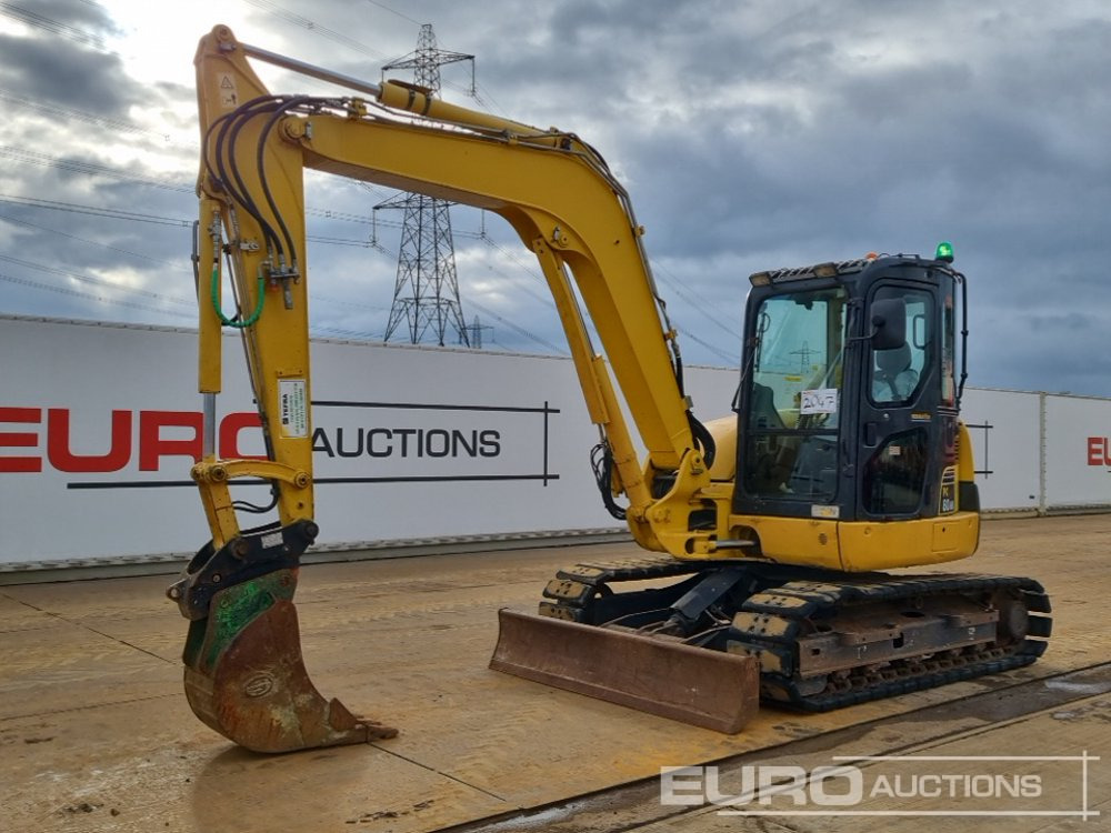 2017 Komatsu PC80MR-3 - Mini pelle: photos 1 2017 Komatsu PC80MR-3 - Mini pelle: photos 1