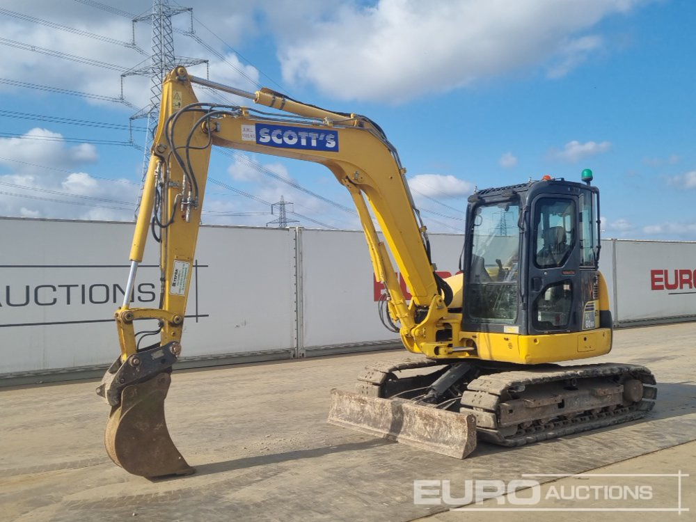2017 Komatsu PC80MR-3 - Mini pelle: photos 1 2017 Komatsu PC80MR-3 - Mini pelle: photos 1