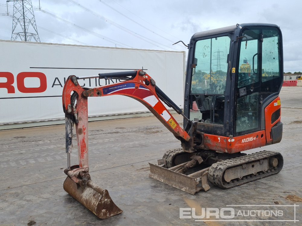 2017 Kubota KX016-4 - Mini pelle: photos 1 2017 Kubota KX016-4 - Mini pelle: photos 1