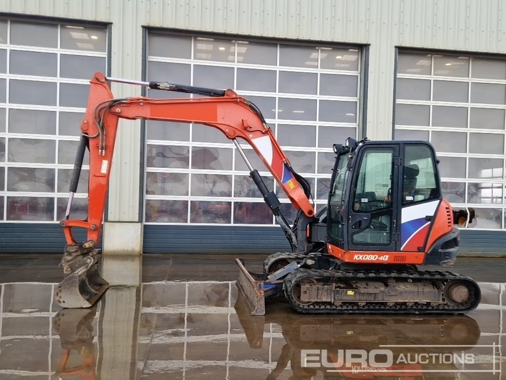 2017 Kubota KX080-4A - Mini pelle: photos 2 2017 Kubota KX080-4A - Mini pelle: photos 2