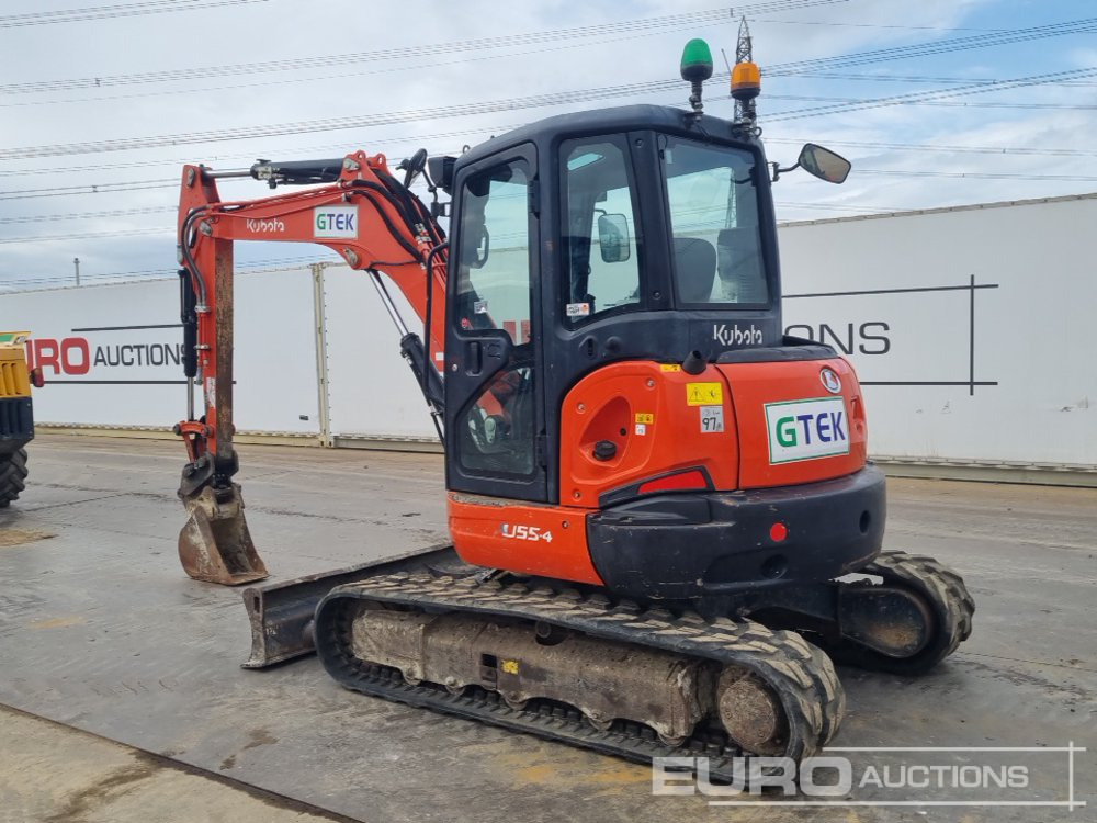 2017 Kubota U55-4 - Mini pelle: photos 3 2017 Kubota U55-4 - Mini pelle: photos 3
