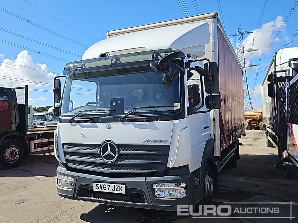 2017 Mercedes Atego - Camion à rideaux coulissants: photos 1 2017 Mercedes Atego - Camion à rideaux coulissants: photos 1