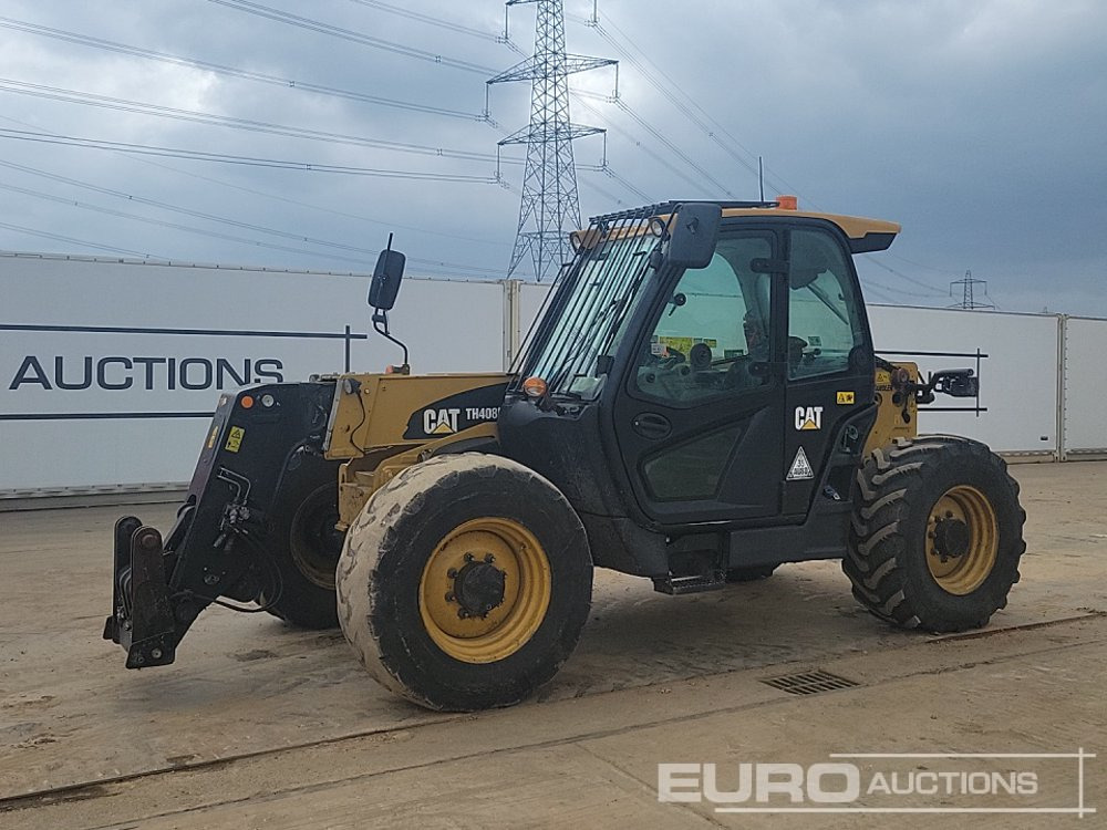 2018 CAT TH408D - Chariot télescopique: photos 1 2018 CAT TH408D - Chariot télescopique: photos 1