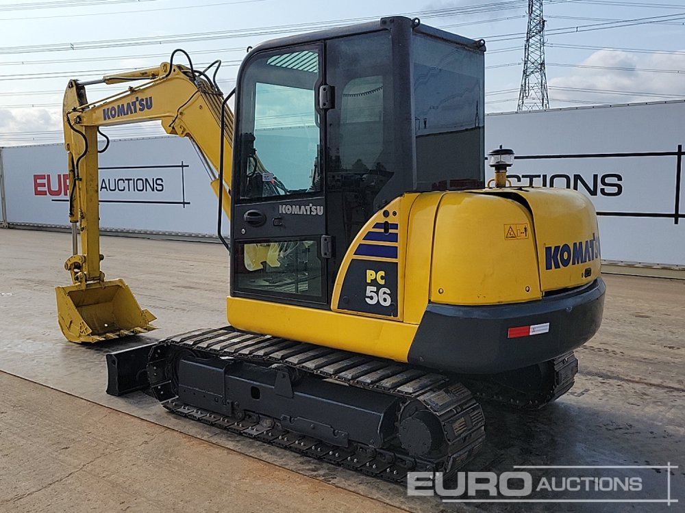 2018 Komatsu PC56-7 - Mini pelle: photos 3 2018 Komatsu PC56-7 - Mini pelle: photos 3