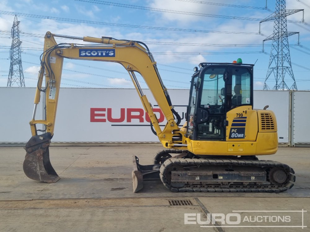 2018 Komatsu PC80MR-5 - Mini pelle: photos 2 2018 Komatsu PC80MR-5 - Mini pelle: photos 2