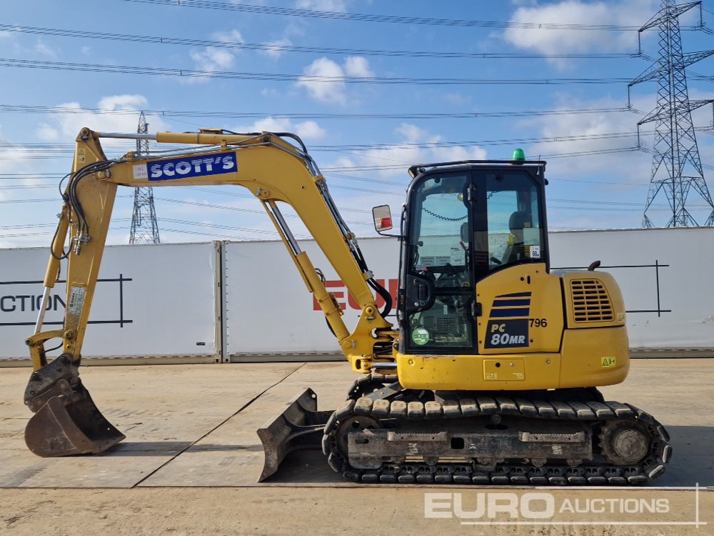 2018 Komatsu PC80MR-5 - Mini pelle: photos 2 2018 Komatsu PC80MR-5 - Mini pelle: photos 2