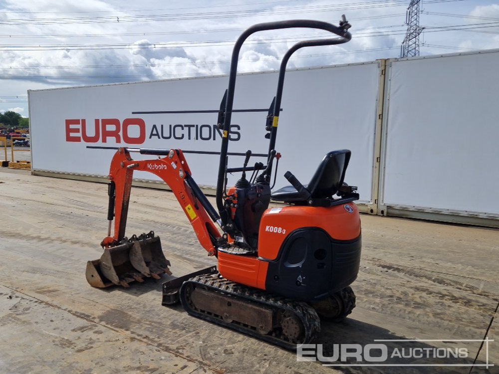 2018 Kubota K008-3 - Mini pelle: photos 3 2018 Kubota K008-3 - Mini pelle: photos 3