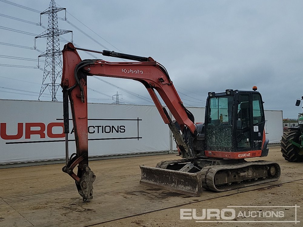 2018 Kubota KX080-4A - Mini pelle: photos 1 2018 Kubota KX080-4A - Mini pelle: photos 1