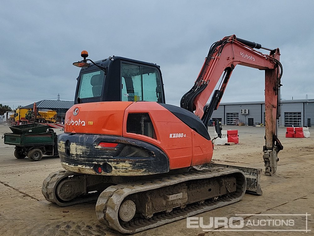 2018 Kubota KX080-4A - Mini pelle: photos 5 2018 Kubota KX080-4A - Mini pelle: photos 5
