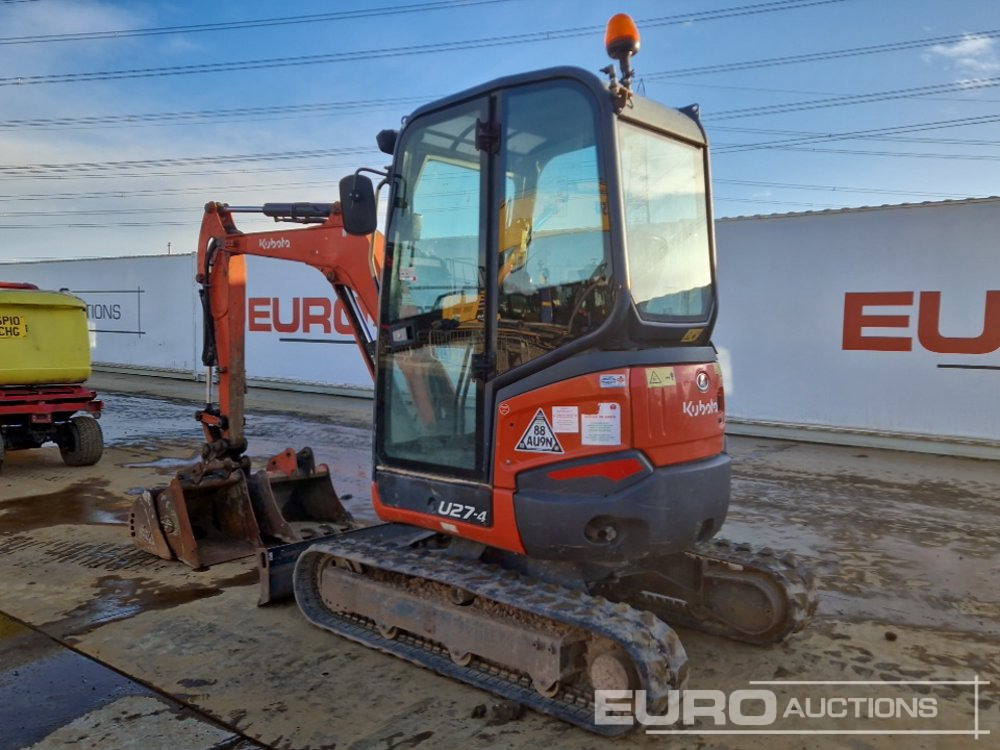 2018 Kubota U27-4 - Mini pelle: photos 3 2018 Kubota U27-4 - Mini pelle: photos 3