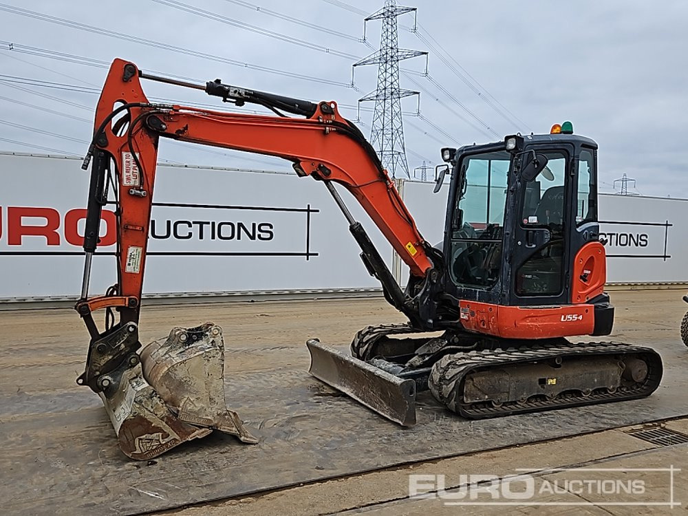 2018 Kubota U55-4 - Mini pelle: photos 1 2018 Kubota U55-4 - Mini pelle: photos 1