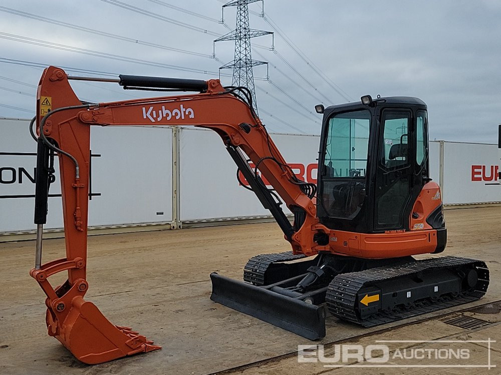 2018 Kubota U55-4 - Mini pelle: photos 1 2018 Kubota U55-4 - Mini pelle: photos 1