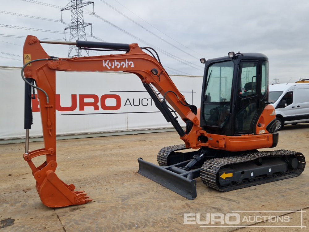 2018 Kubota U55 - Mini pelle: photos 1 2018 Kubota U55 - Mini pelle: photos 1