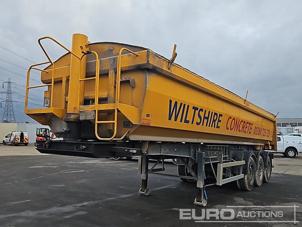 2018 Wilcox Tri Axle Bulk Tipping Trailer, Easy Sheet - Semi-remorque benne: photos 1 2018 Wilcox Tri Axle Bulk Tipping Trailer, Easy Sheet - Semi-remorque benne: photos 1