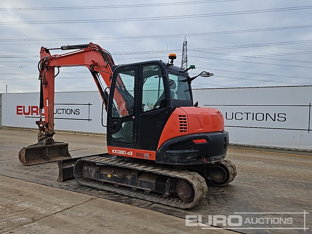 2019 Kubota KX080-4A - Mini pelle: photos 3 2019 Kubota KX080-4A - Mini pelle: photos 3