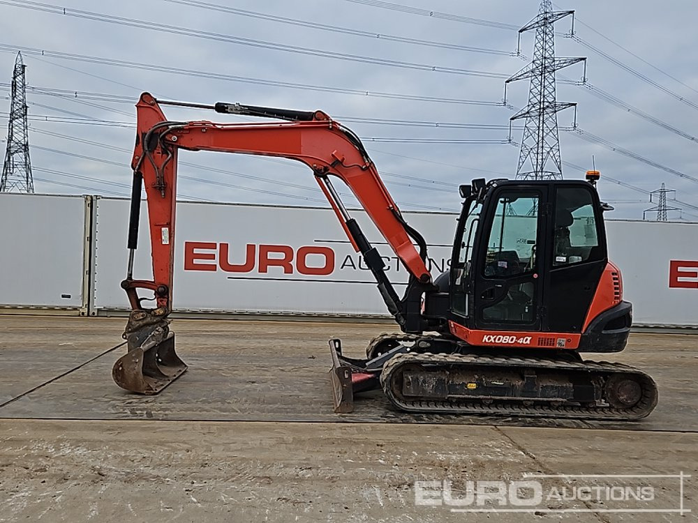 2019 Kubota KX080-4A - Mini pelle: photos 2 2019 Kubota KX080-4A - Mini pelle: photos 2
