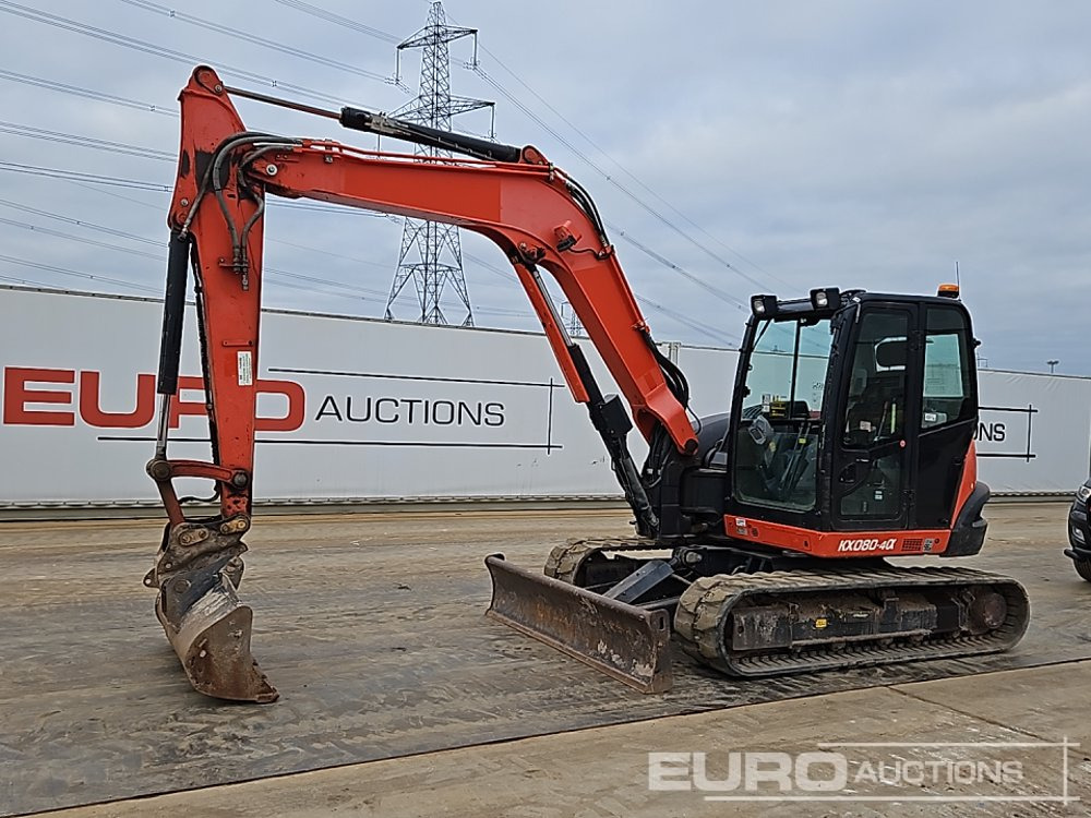 2019 Kubota KX080-4A - Mini pelle: photos 1 2019 Kubota KX080-4A - Mini pelle: photos 1