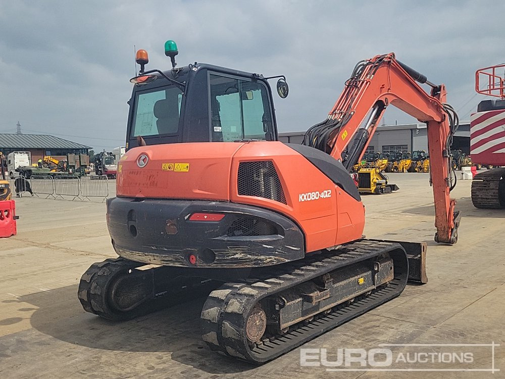 2019 Kubota KX080-4A2 - Mini pelle: photos 5 2019 Kubota KX080-4A2 - Mini pelle: photos 5