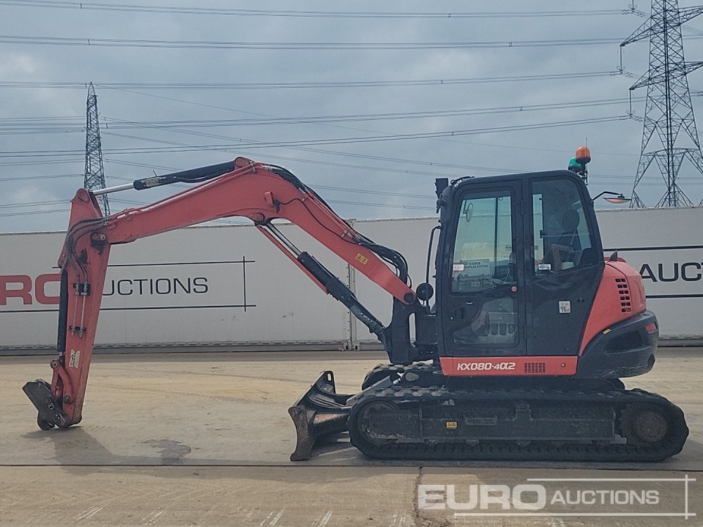2019 Kubota KX080-4A2 - Mini pelle: photos 2 2019 Kubota KX080-4A2 - Mini pelle: photos 2