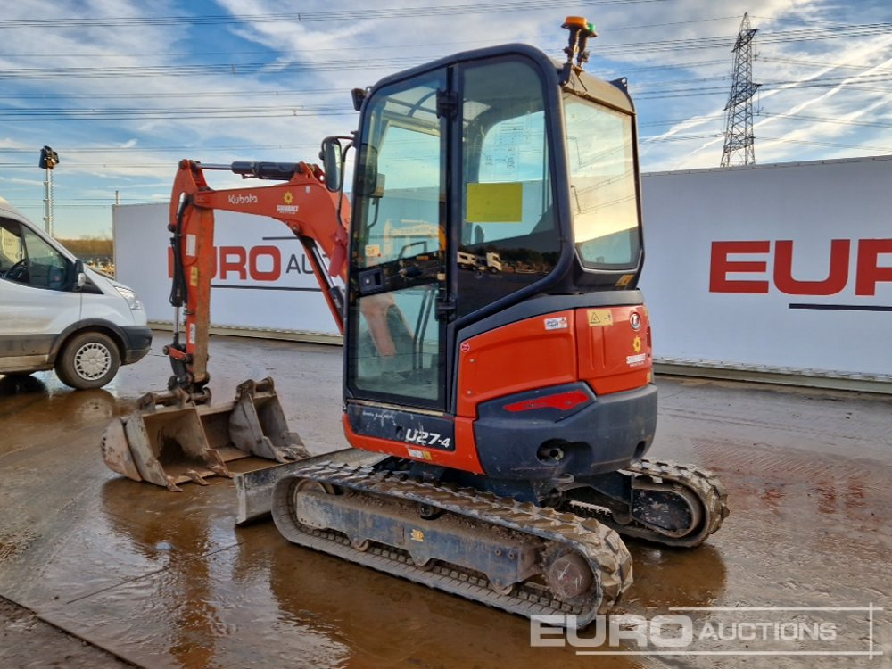 2019 Kubota U27-4 - Mini pelle: photos 3 2019 Kubota U27-4 - Mini pelle: photos 3