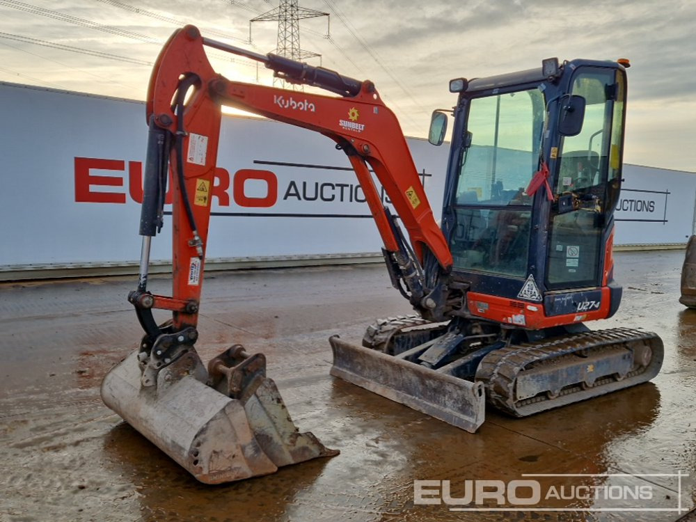 2019 Kubota U27-4 - Mini pelle: photos 1 2019 Kubota U27-4 - Mini pelle: photos 1