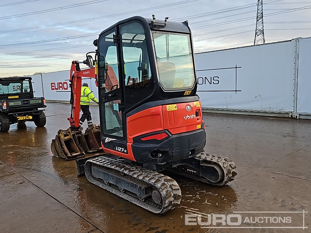 2019 Kubota U27-4 - Mini pelle: photos 3 2019 Kubota U27-4 - Mini pelle: photos 3