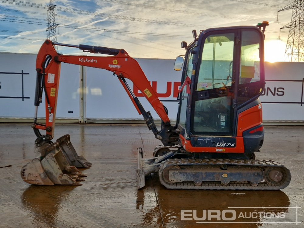 2019 Kubota U27-4 - Mini pelle: photos 2 2019 Kubota U27-4 - Mini pelle: photos 2