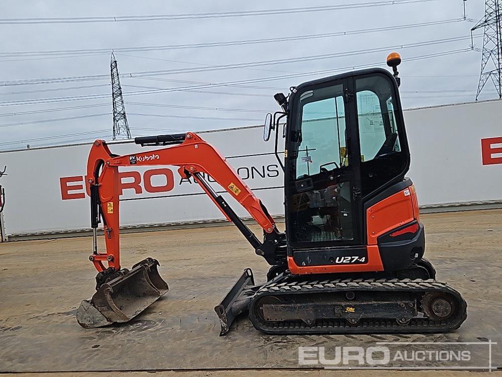 2019 Kubota U27-4 - Mini pelle: photos 2 2019 Kubota U27-4 - Mini pelle: photos 2