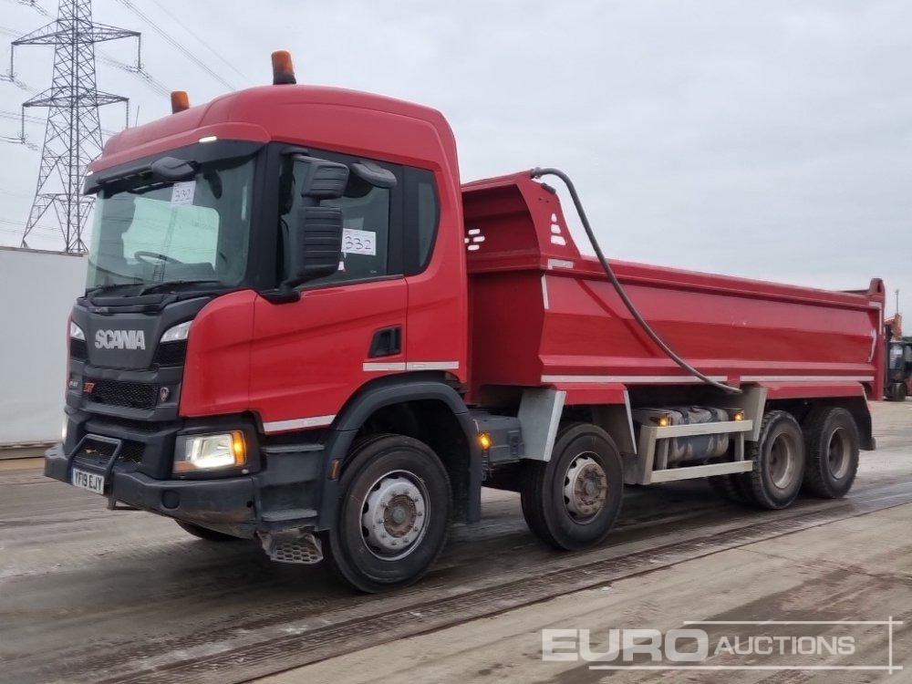 2019 Scania P410XT - Camion benne: photos 1 2019 Scania P410XT - Camion benne: photos 1