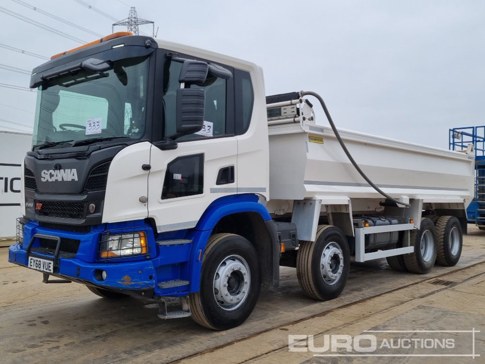 2019 Scania P410XT - Camion benne: photos 1 2019 Scania P410XT - Camion benne: photos 1