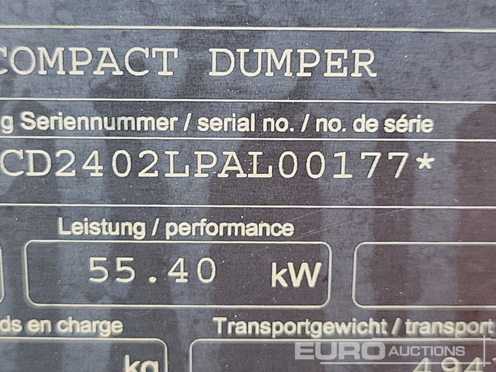 Mini tombereau 2019 Wacker Neuson DV90: photos 32