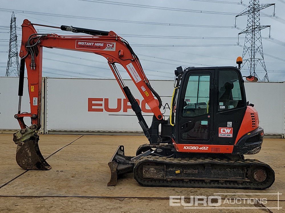 2020 Kubota KX080-4A2 - Mini pelle: photos 2 2020 Kubota KX080-4A2 - Mini pelle: photos 2