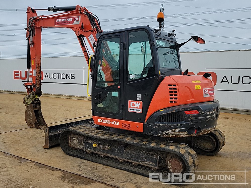 2020 Kubota KX080-4A2 - Mini pelle: photos 3 2020 Kubota KX080-4A2 - Mini pelle: photos 3