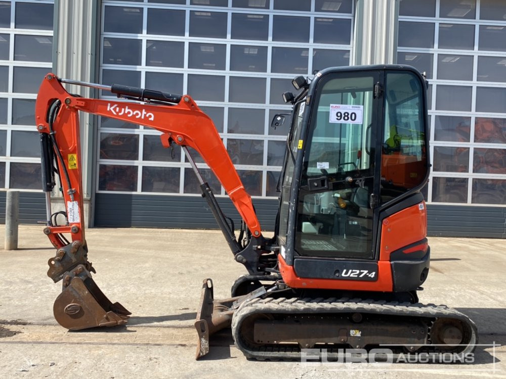 2020 Kubota U27-4 - Mini pelle: photos 2 2020 Kubota U27-4 - Mini pelle: photos 2