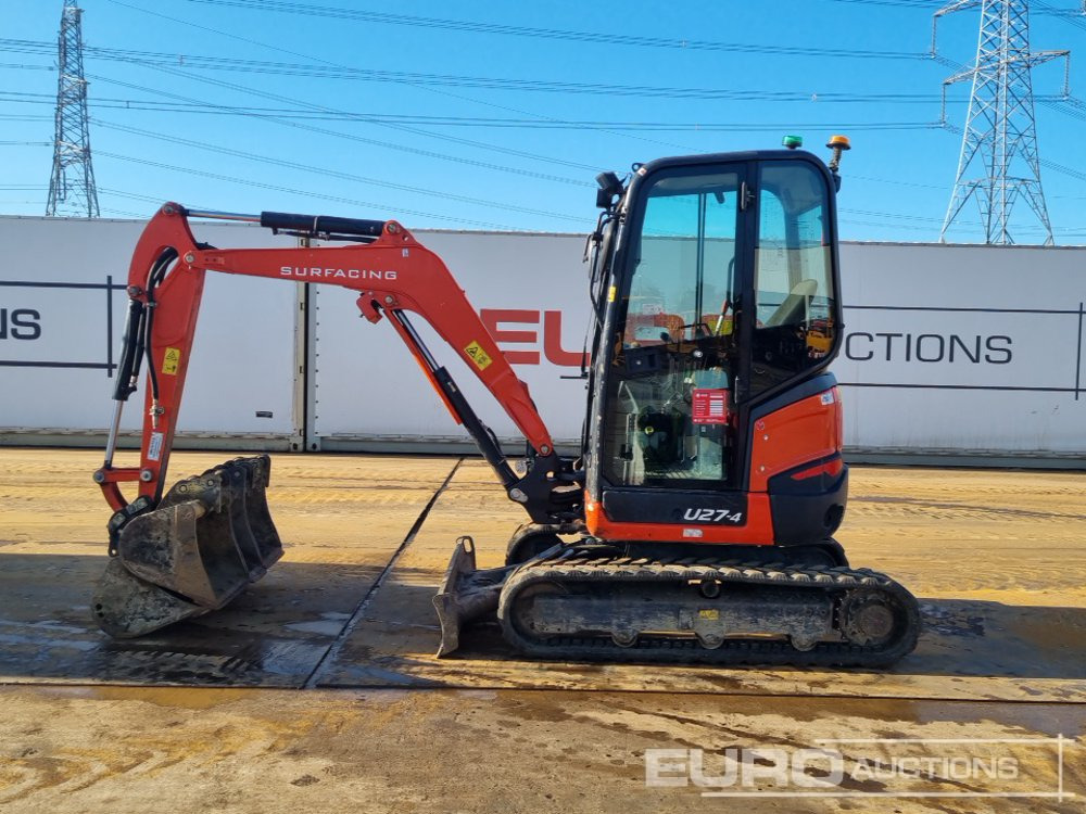 2020 Kubota U27-4 - Mini pelle: photos 2 2020 Kubota U27-4 - Mini pelle: photos 2