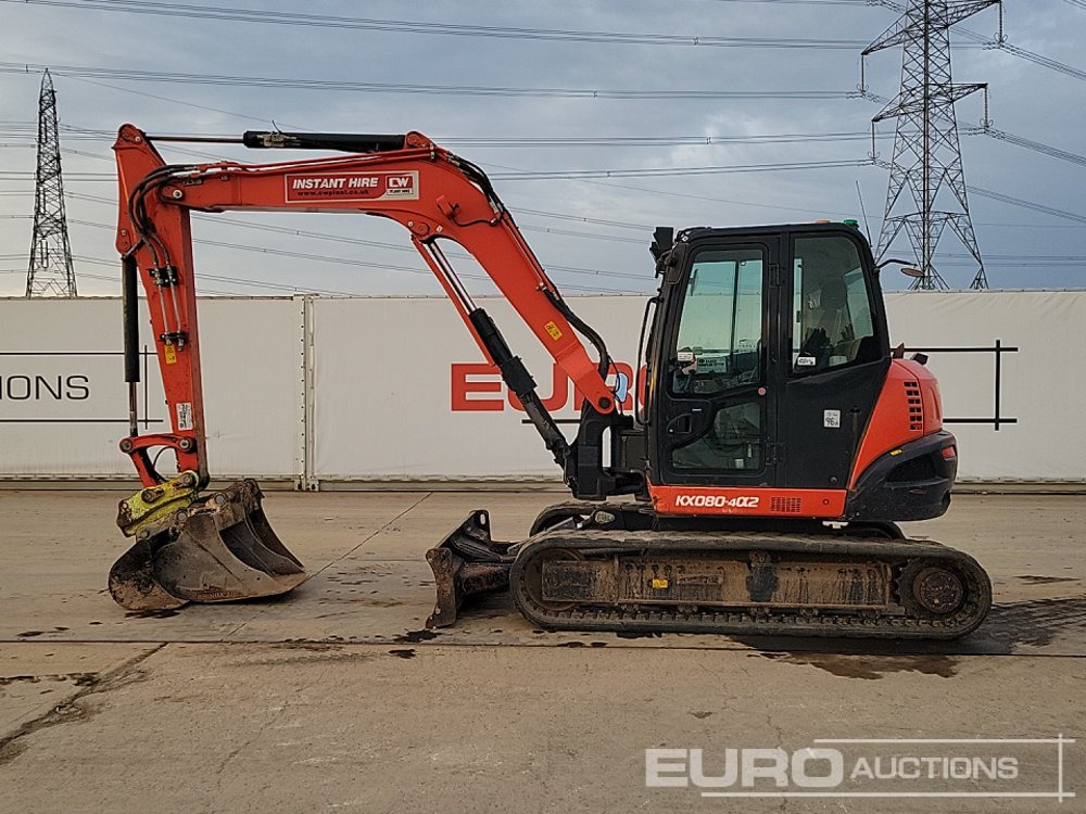 2021 Kubota KX080-4A2 - Mini pelle: photos 2 2021 Kubota KX080-4A2 - Mini pelle: photos 2