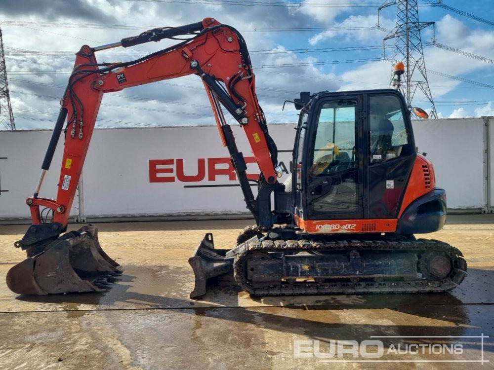 2021 Kubota KX080-4A2 - Mini pelle: photos 2 2021 Kubota KX080-4A2 - Mini pelle: photos 2