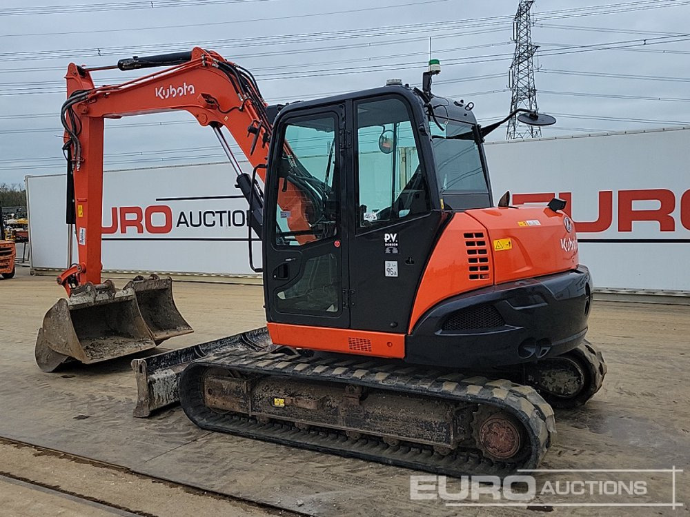 2021 Kubota KX080-4A2 - Mini pelle: photos 3 2021 Kubota KX080-4A2 - Mini pelle: photos 3