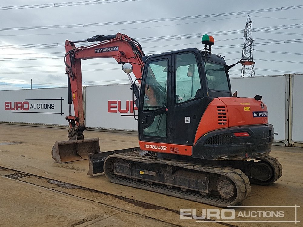 2021 Kubota KX080-4A2 - Mini pelle: photos 3 2021 Kubota KX080-4A2 - Mini pelle: photos 3