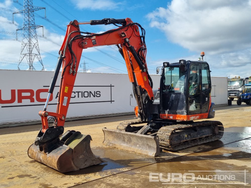 2021 Kubota KX080-4A2 - Mini pelle: photos 1 2021 Kubota KX080-4A2 - Mini pelle: photos 1