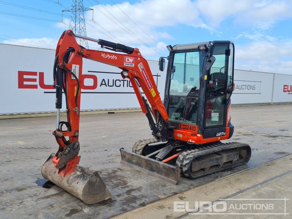 2021 Kubota U27-4 - Mini pelle: photos 1 2021 Kubota U27-4 - Mini pelle: photos 1