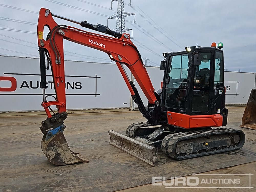 2021 Kubota U56-5 - Mini pelle: photos 1 2021 Kubota U56-5 - Mini pelle: photos 1
