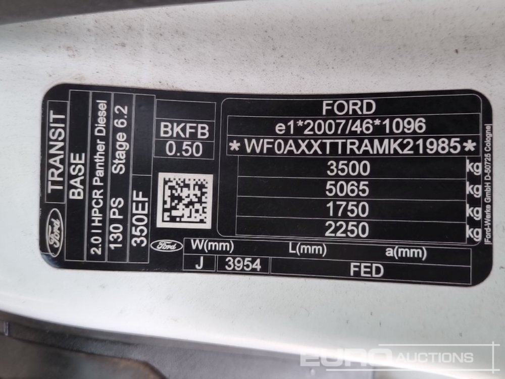 Utilitaire plateau 2022 Ford Transit 350: photos 39 Utilitaire plateau 2022 Ford Transit 350: photos 39
