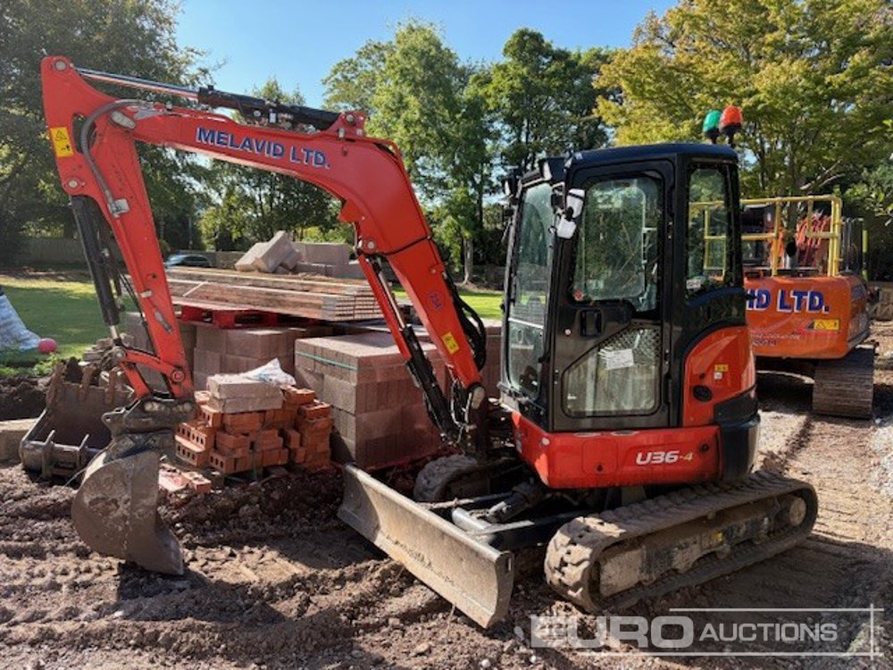 2022 Kubota U36-4 - Mini pelle: photos 1 2022 Kubota U36-4 - Mini pelle: photos 1