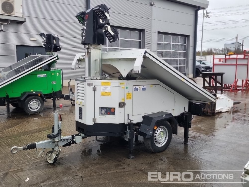 2022 Trime X-Solar Single Axle Solar Powered LED Lighting Tower - Mat d'éclairage: photos 1 2022 Trime X-Solar Single Axle Solar Powered LED Lighting Tower - Mat d'éclairage: photos 1