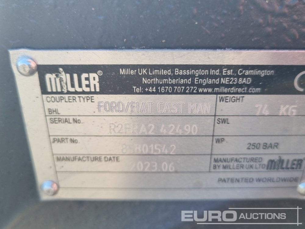 Attache rapide 2023 Manual QH 45mm Pin to suit 4-6 Ton Excavator: photos 15 Attache rapide 2023 Manual QH 45mm Pin to suit 4-6 Ton Excavator: photos 15