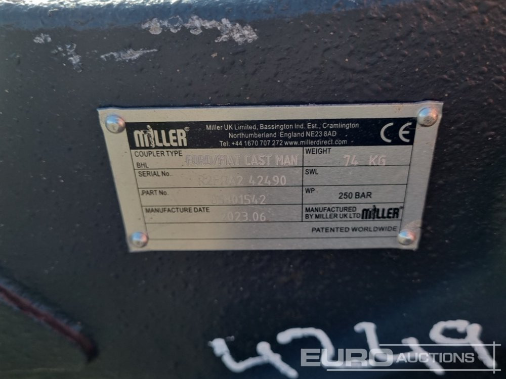 Attache rapide 2023 Manual QH 45mm Pin to suit 4-6 Ton Excavator: photos 14 Attache rapide 2023 Manual QH 45mm Pin to suit 4-6 Ton Excavator: photos 14