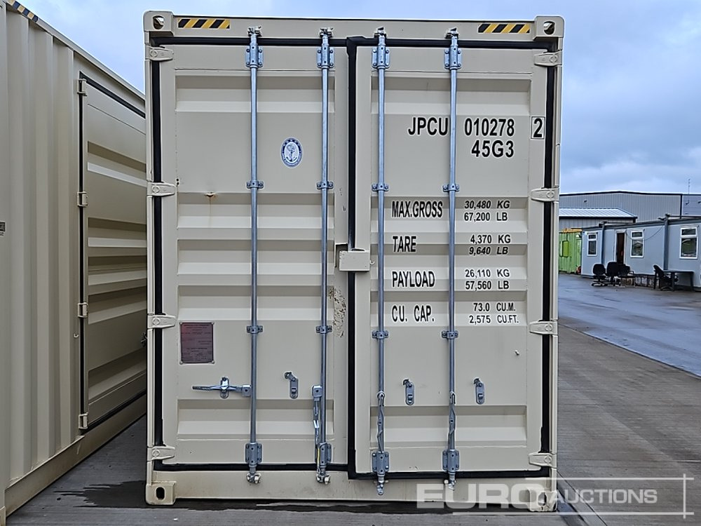 2025 40' x 8' High Cube Container, 2 Side Doors, 1 End Door (Cannot Be Reconsigned) - Conteneur maritime: photos 5 2025 40' x 8' High Cube Container, 2 Side Doors, 1 End Door (Cannot Be Reconsigned) - Conteneur maritime: photos 5
