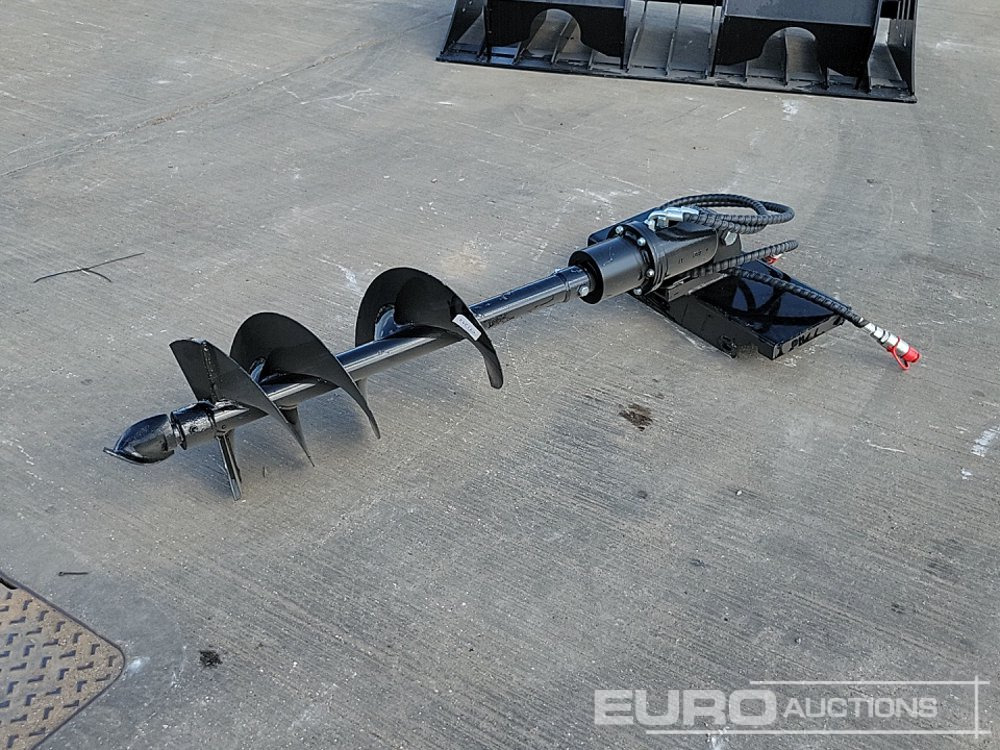 Unused 2025 Captok 12" Hydraulc Auger to suit Mini Skidsteer Loader - Accessoire pour Pelle: photos 1 Unused 2025 Captok 12" Hydraulc Auger to suit Mini Skidsteer Loader - Accessoire pour Pelle: photos 1